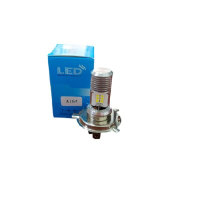 BOMBILLO H4 LED 3PATAS BLANCO 12-80V (A154) AMBOS VOLTAJE / LIDER