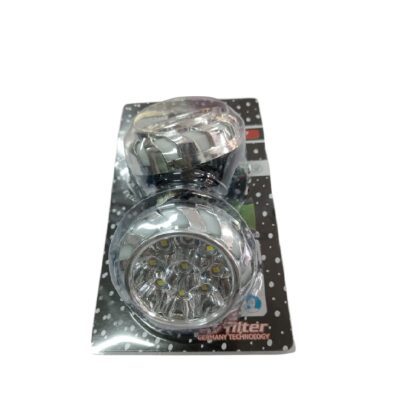 FARO 9LED (RUEDA FUEGO DE VIENTO / BASE GRIS FLASH PARA RETROVISOR 2.1 PULGADA) LIDER