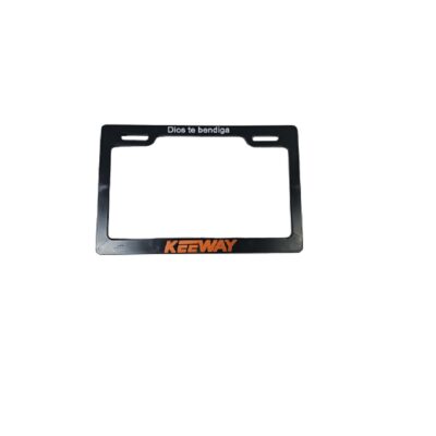 PORTA PLACA PLASTICO (KEEWAY) LIDER