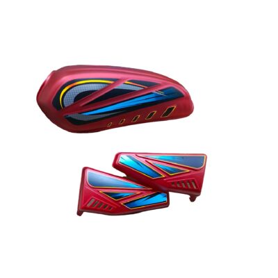 TANQUE DE GASOLINA C/TAPAS LATERALES ZZ-B150R (VINOTINTO) SPEEDWAY