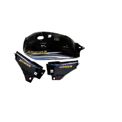 TANQUE DE GASOLINA C/TAPAS LATERALES (NEGRO) ZZ-H1 BSN