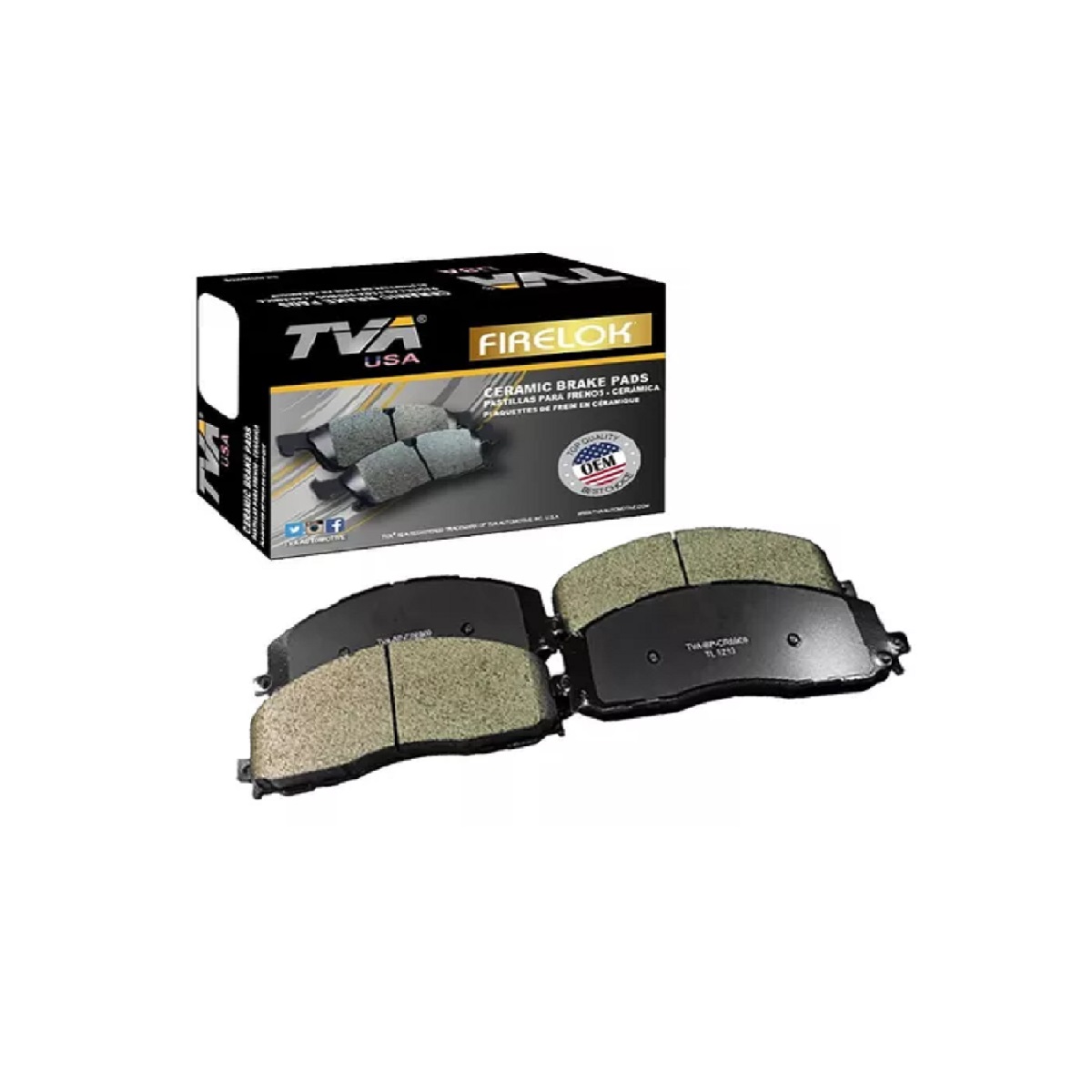 PASTILLA FRENO FORD SUPER DUTY F250 /350 /450 13-14 CERAMICA DEL TVA
