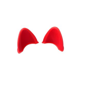 OREJITAS DECORATIVA (ROJO) REY