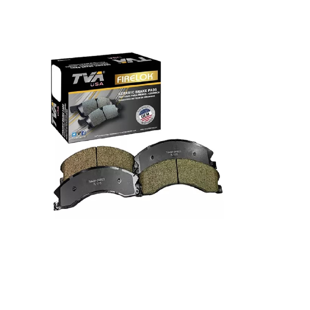 PASTILLA FRENO CHEV SILVERADO C2500/3500 10-13 CERAMICA DEL-TRAS TVA