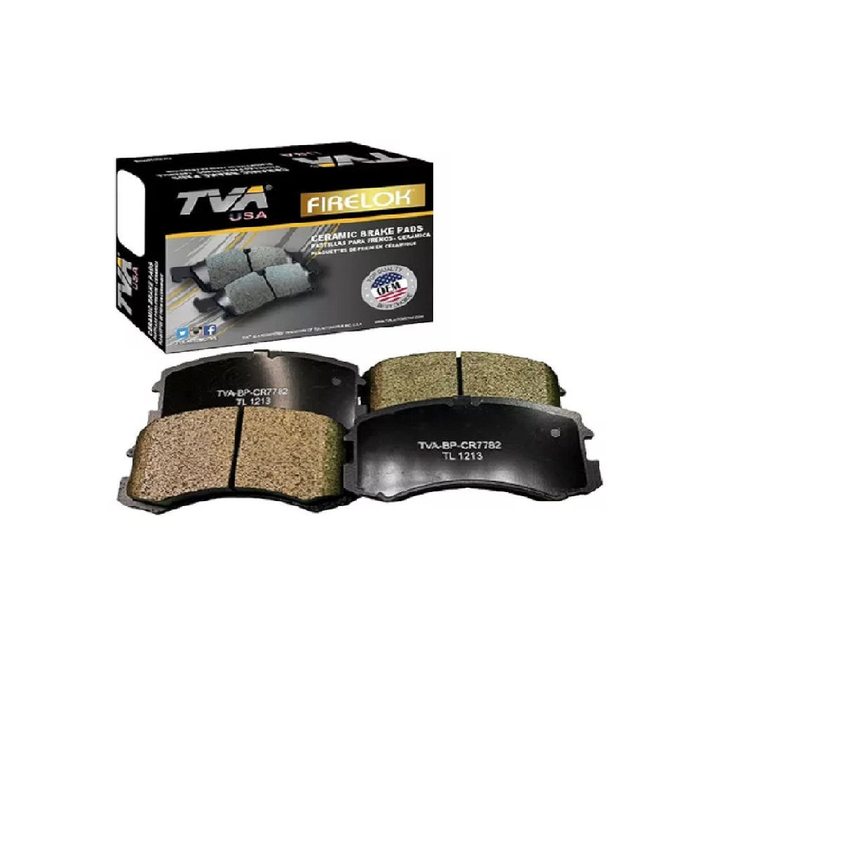 PASTILLA FRENO MITSUBISHI LANCER 1.6 GLX 00-07 CERAMICA DEL TVA