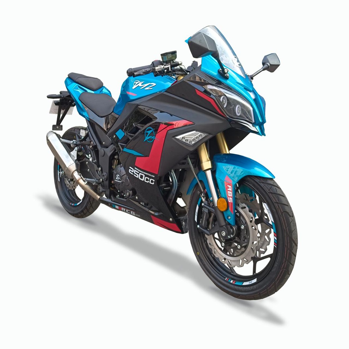 MOTO RCG 250 AÑO 2024 AZUL MISHOZUKI