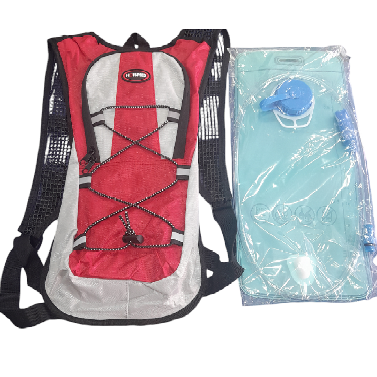 BOLSO TODO USO HOTSPEED C ROJO CON GRIS ZZ