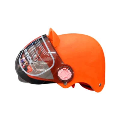 CASCO PARA NIÑO NARANJA KDENCO