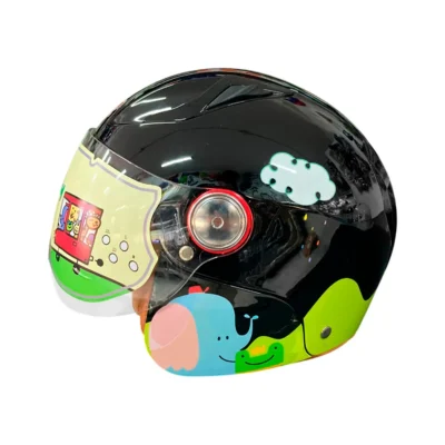 CASCO PARA NIÑO (NEGRO) RW-02 / KDENCO