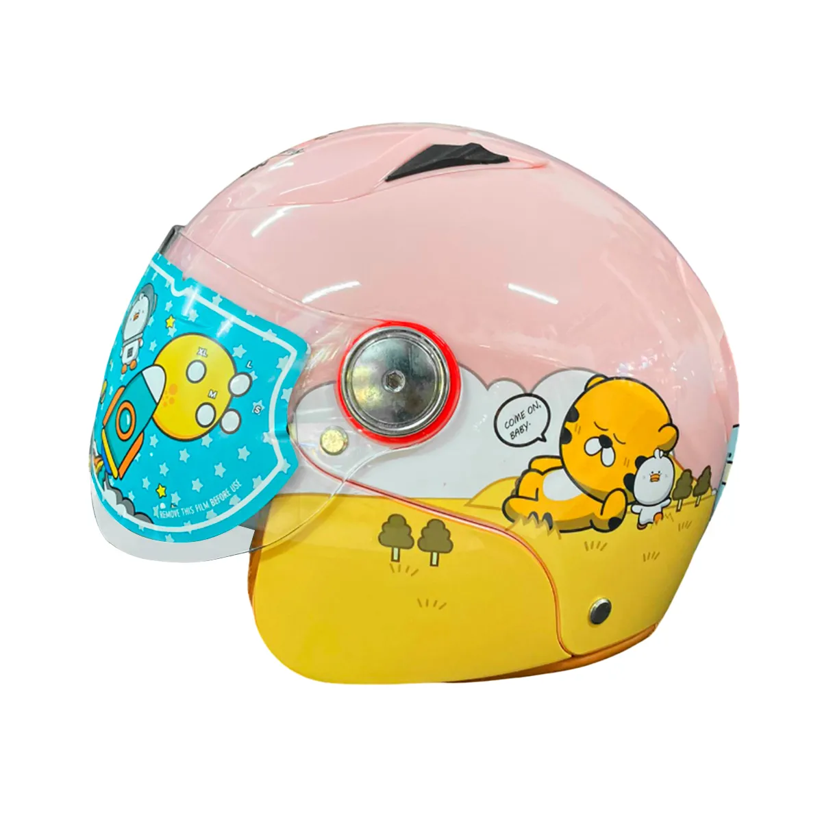 CASCO PARA NIÑA (ROSADO) RW-02 /KDENCO