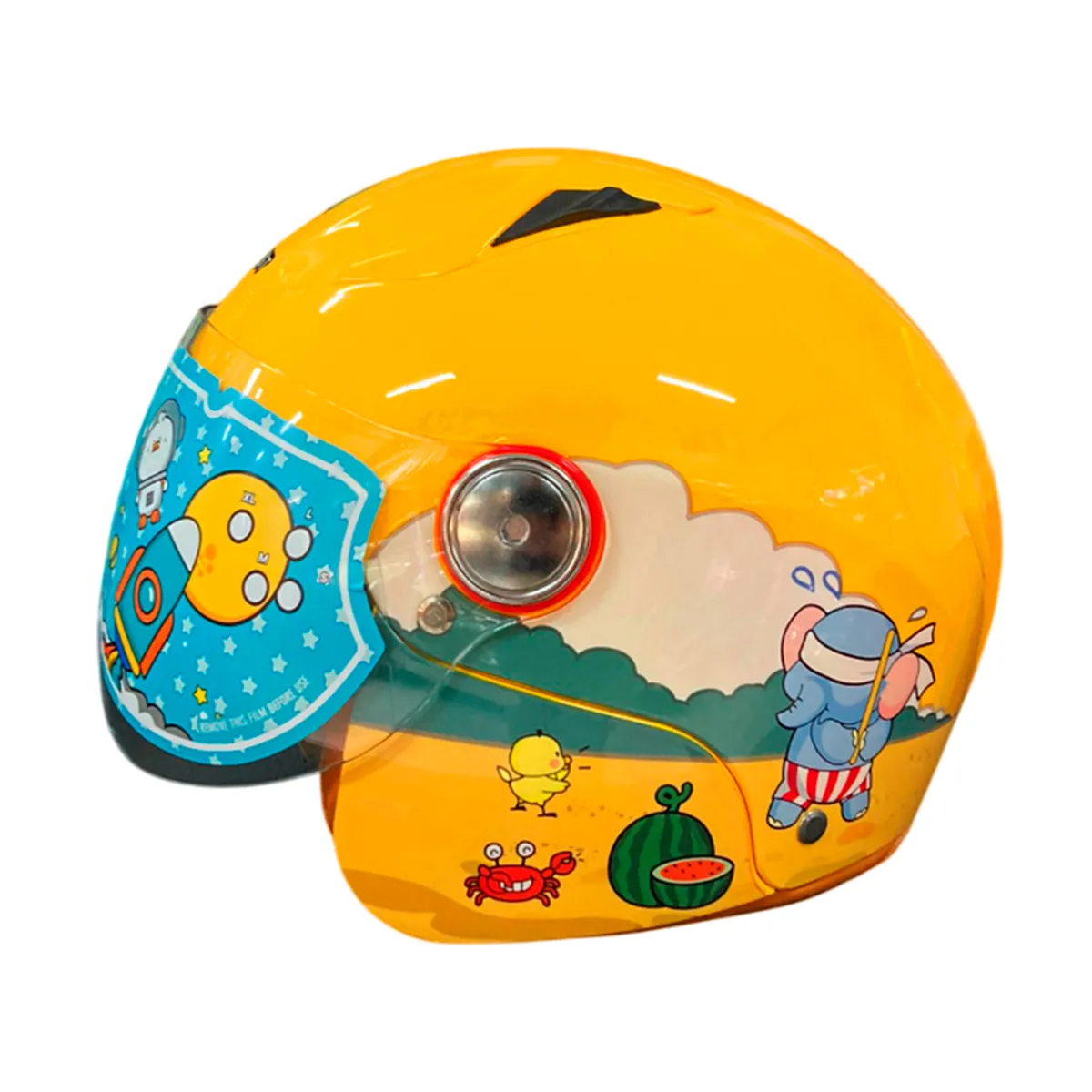 CASCO P/ NIÑO (AMARILLO) RW-02 / KDENCO