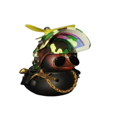 PATITO NEGRO C/CASCO VERDE KDENCO