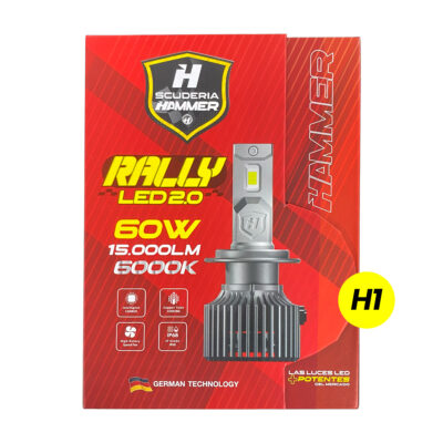 RALLY LED 2.0 H1 6000K 60W (15.000LM) HAMMER