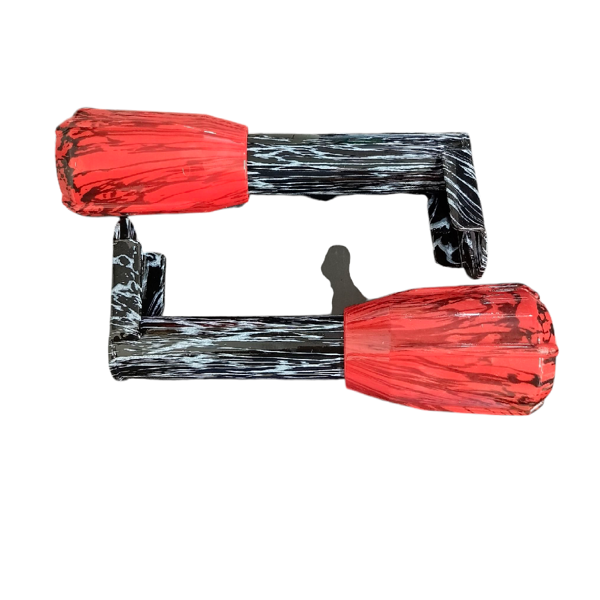 Defensa Lujo Rockstar Bicolor Rojo ZZ-Motorpower