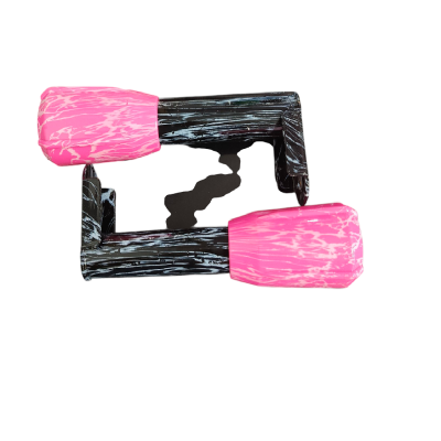 Defensa Lujo Rockstar Bicolor Rosada ZZ-Motorpower