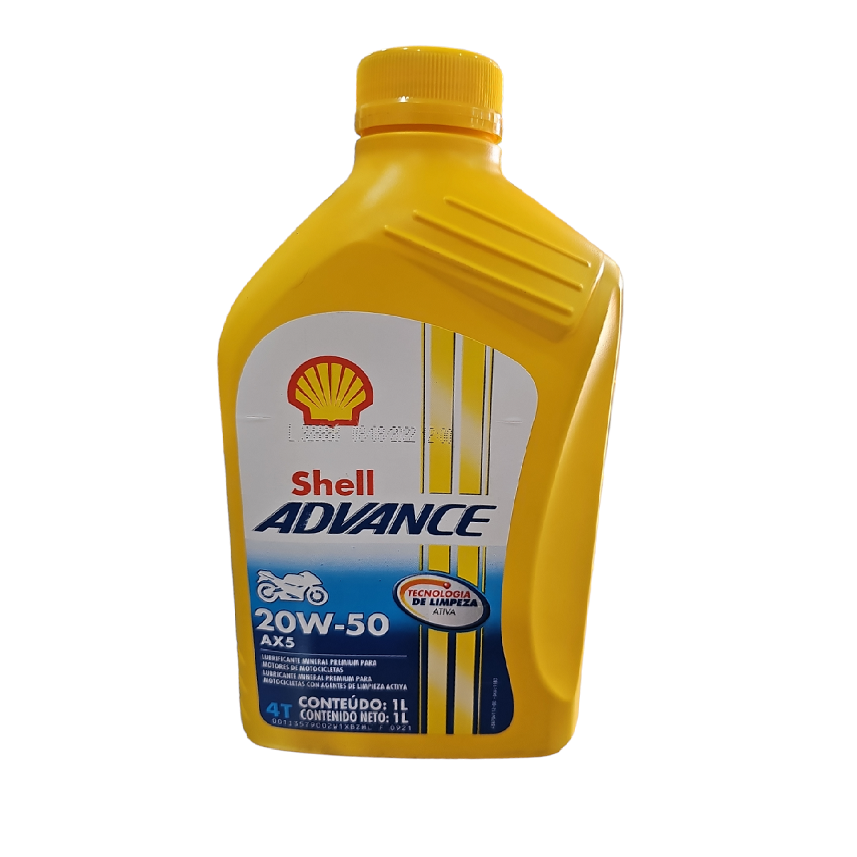 Aceite Mineral 4T 20w50 Shell Advance ( Sin Descuento)