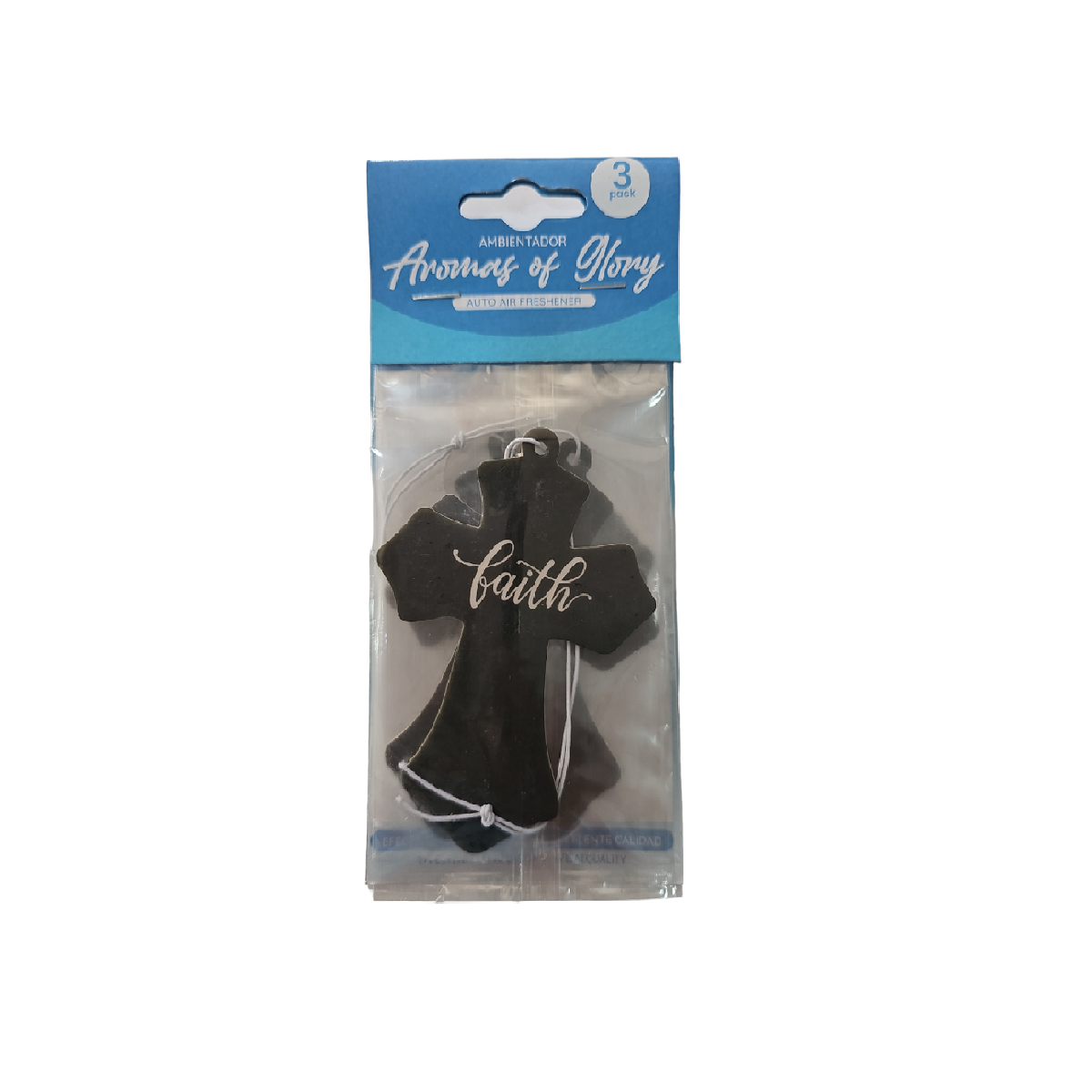 Ambientador Carro Nature Fresh Cruz Negro X3