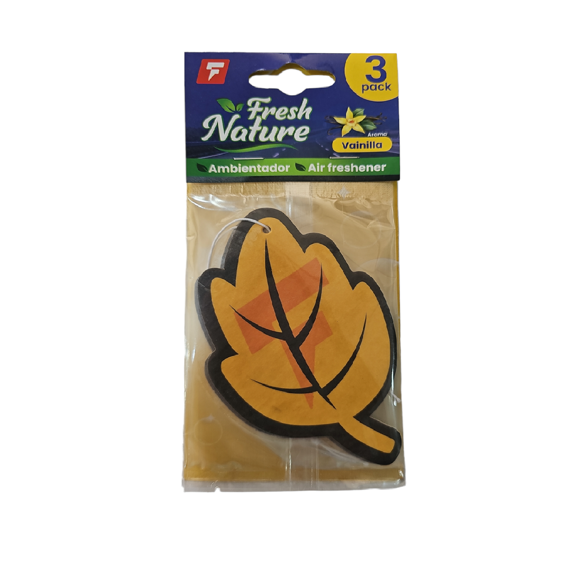 Ambientador Carro Nature Fresh Hoja Amarilla x3