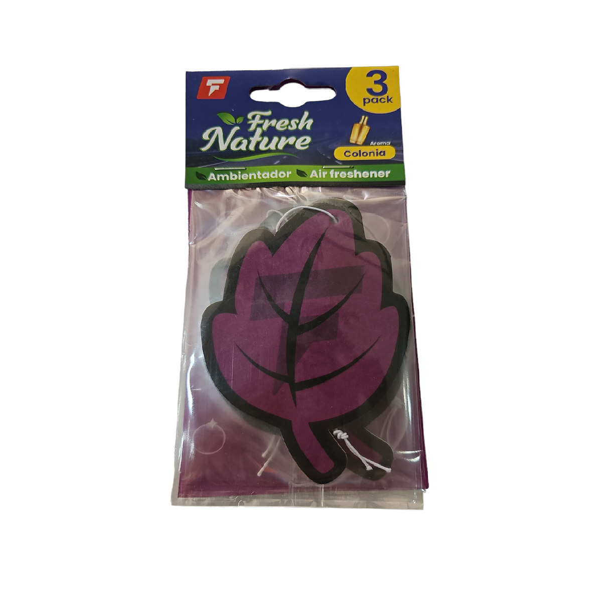 Ambientador Carro Nature Fresh Hoja Roja x3