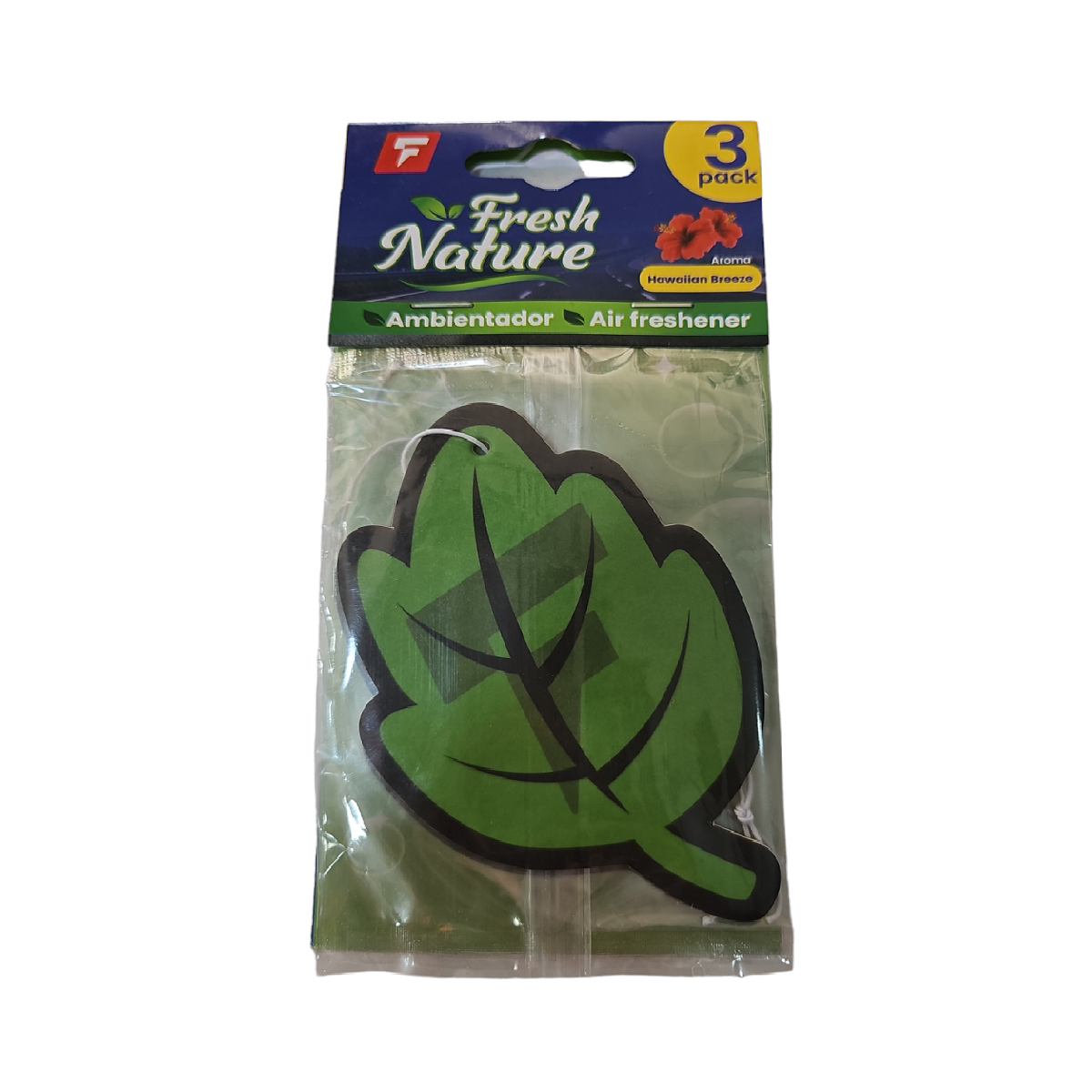 Ambientador Carro Nature Fresh Hoja Verde x3