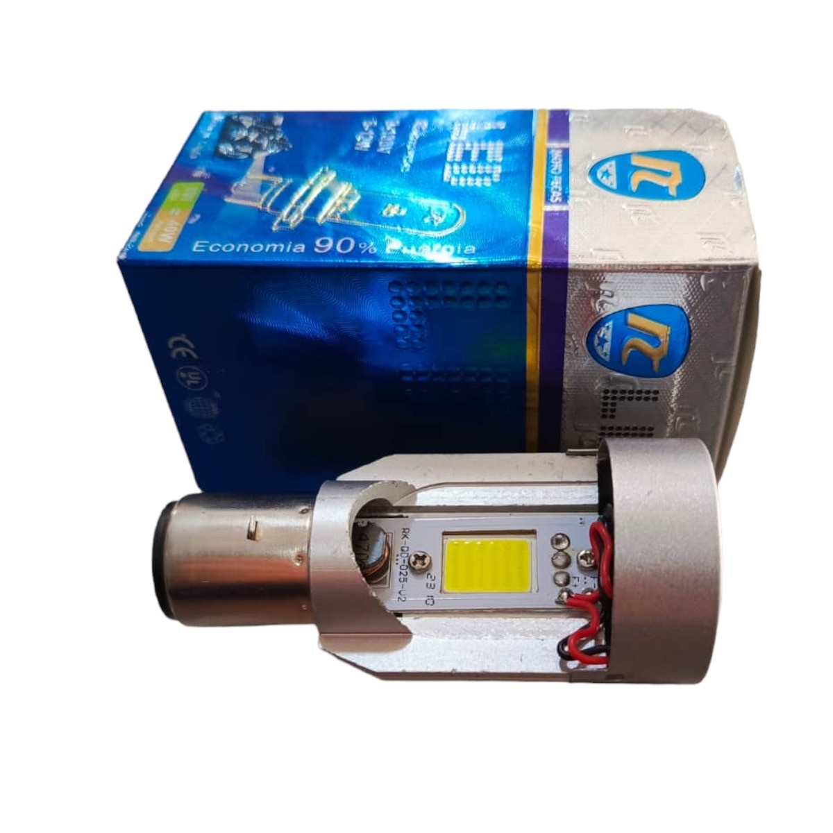 Bombillo Faro Led Con Ventilador Grande 2 Colores RT