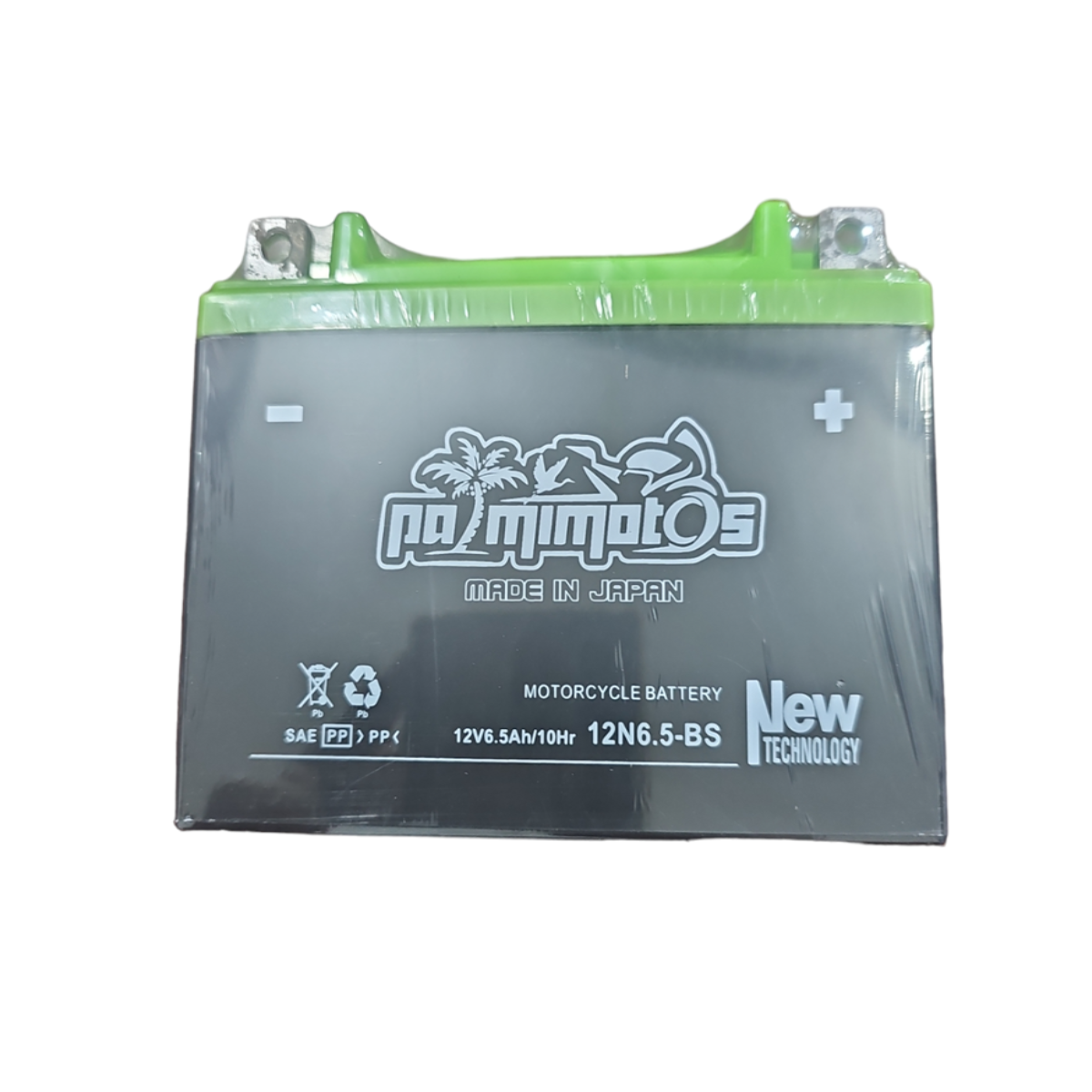 Bateria seca 12N6.5-BS Palmimotos (Sin Descuento)