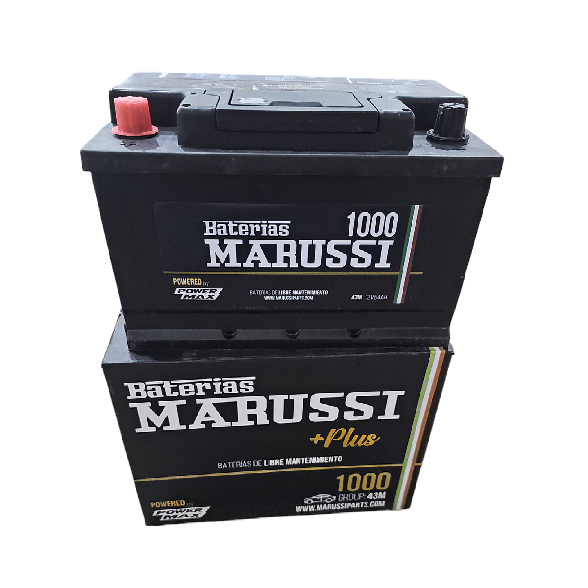 Batería Plus 43M 1000HCA 54AH MARUSSI