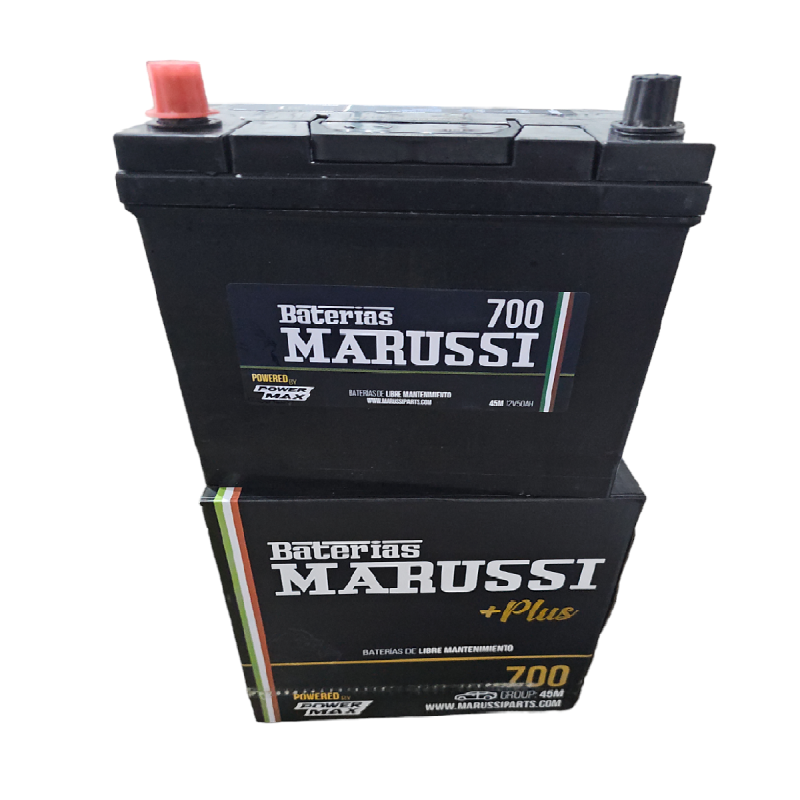 Batería Plus 45M 700HCA 50AH MARUSSI