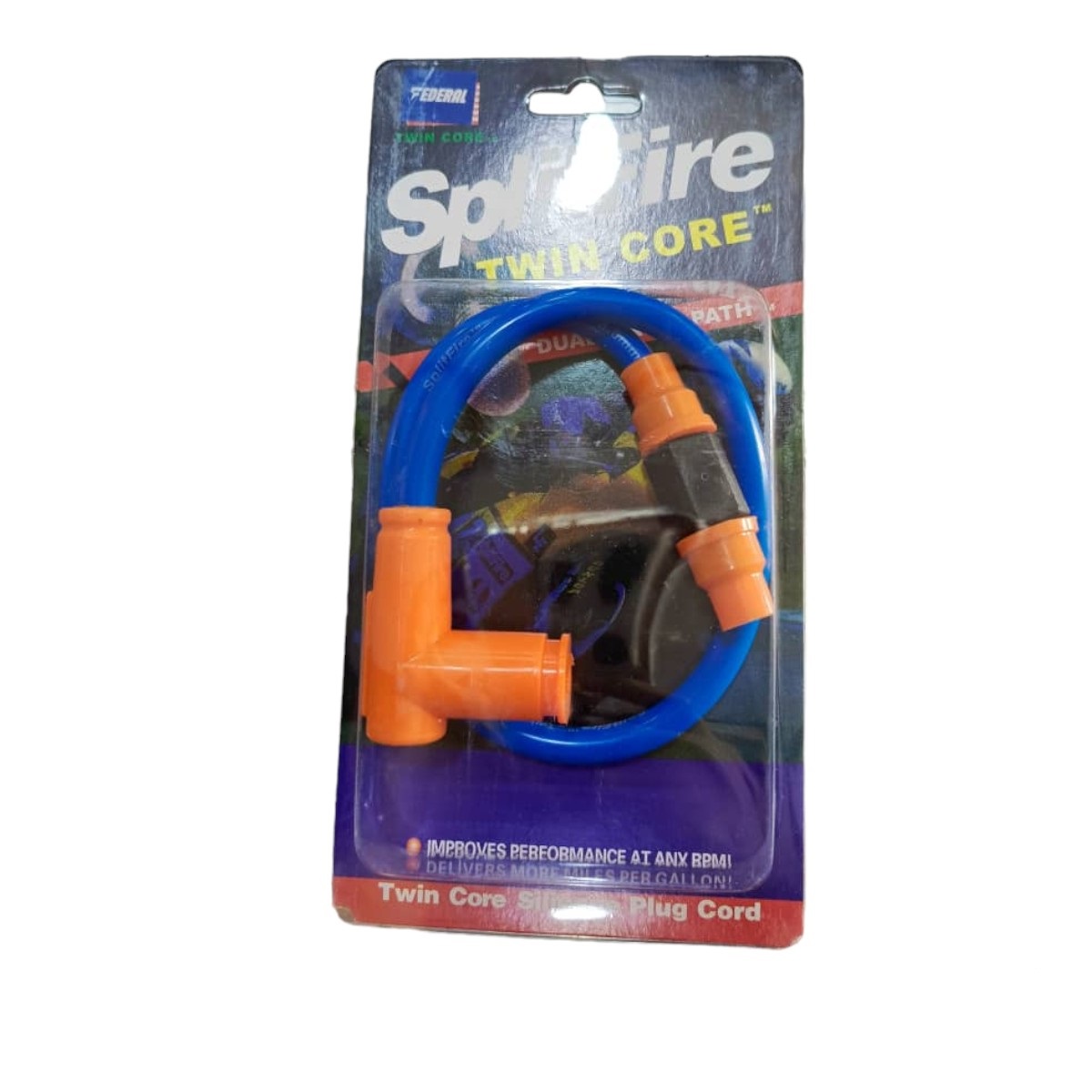 Cable Bobina Racing Con Pipeta Azul/Naranja ZZ
