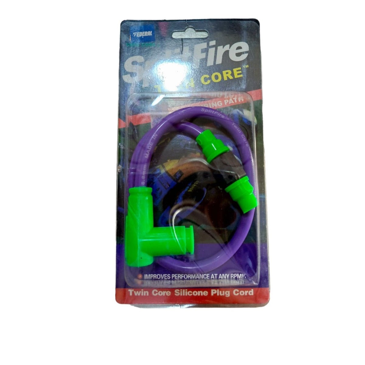 Cable Bobina Racing Con Pipeta Morada/Verde ZZ