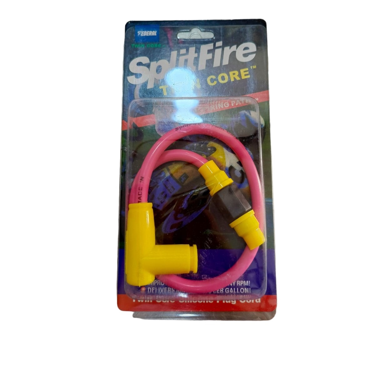 Cable Bobina Racing Con Pipeta Rosado/Amarilla ZZ