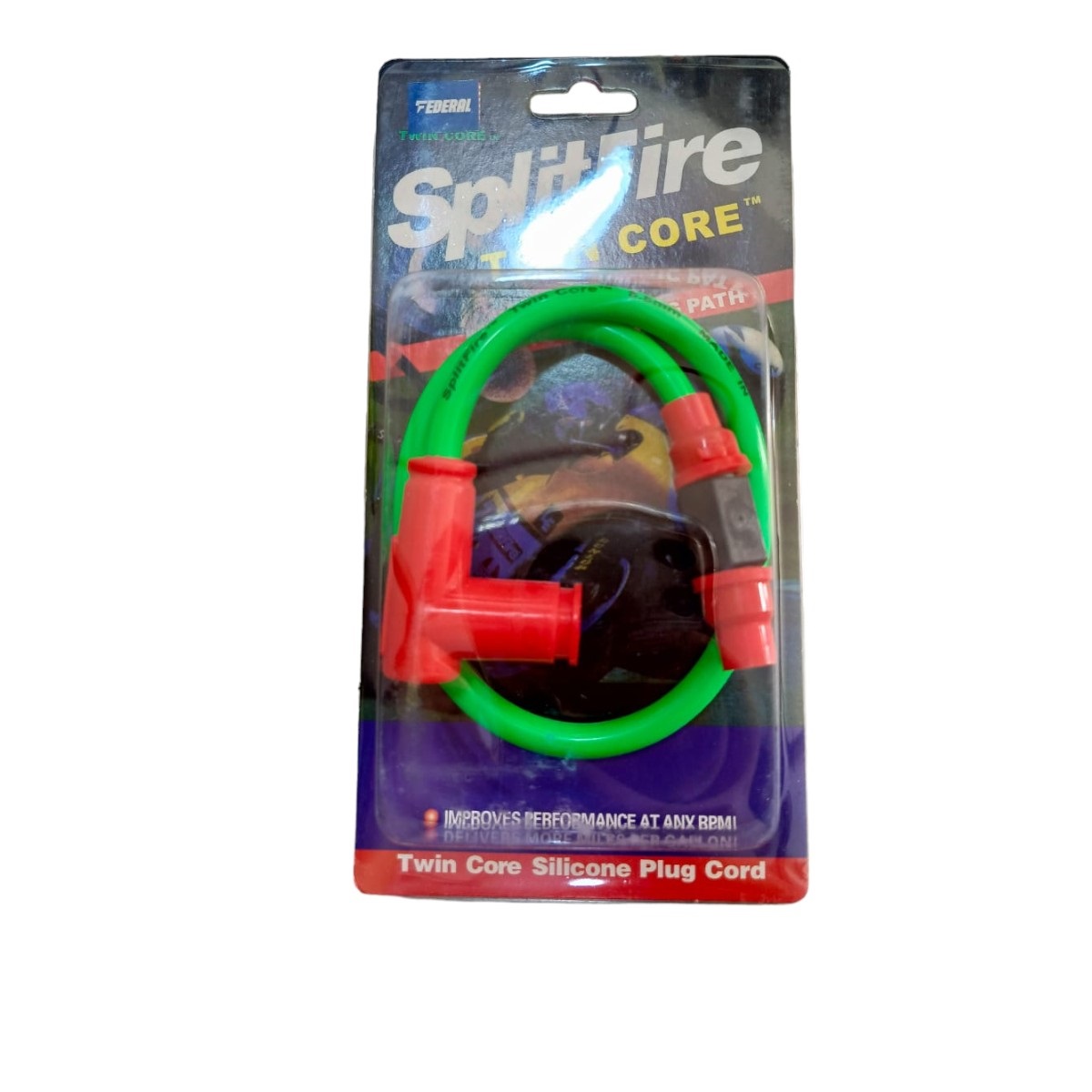 Cable Bobina Racing Con Pipeta Verde/Roja ZZ