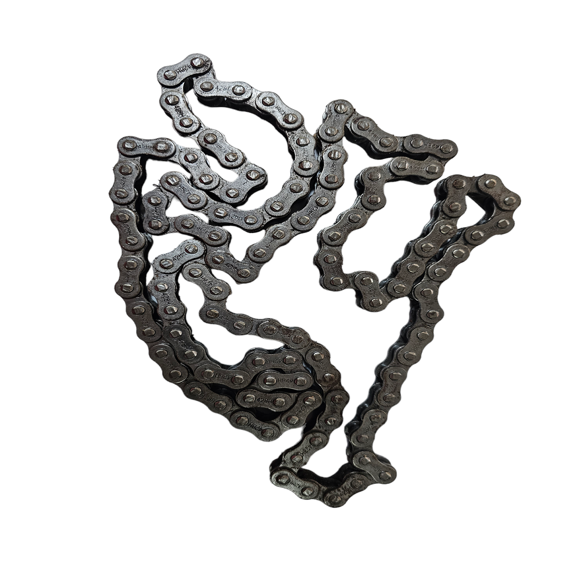 Cadena Plateada 428H-128L ZZ