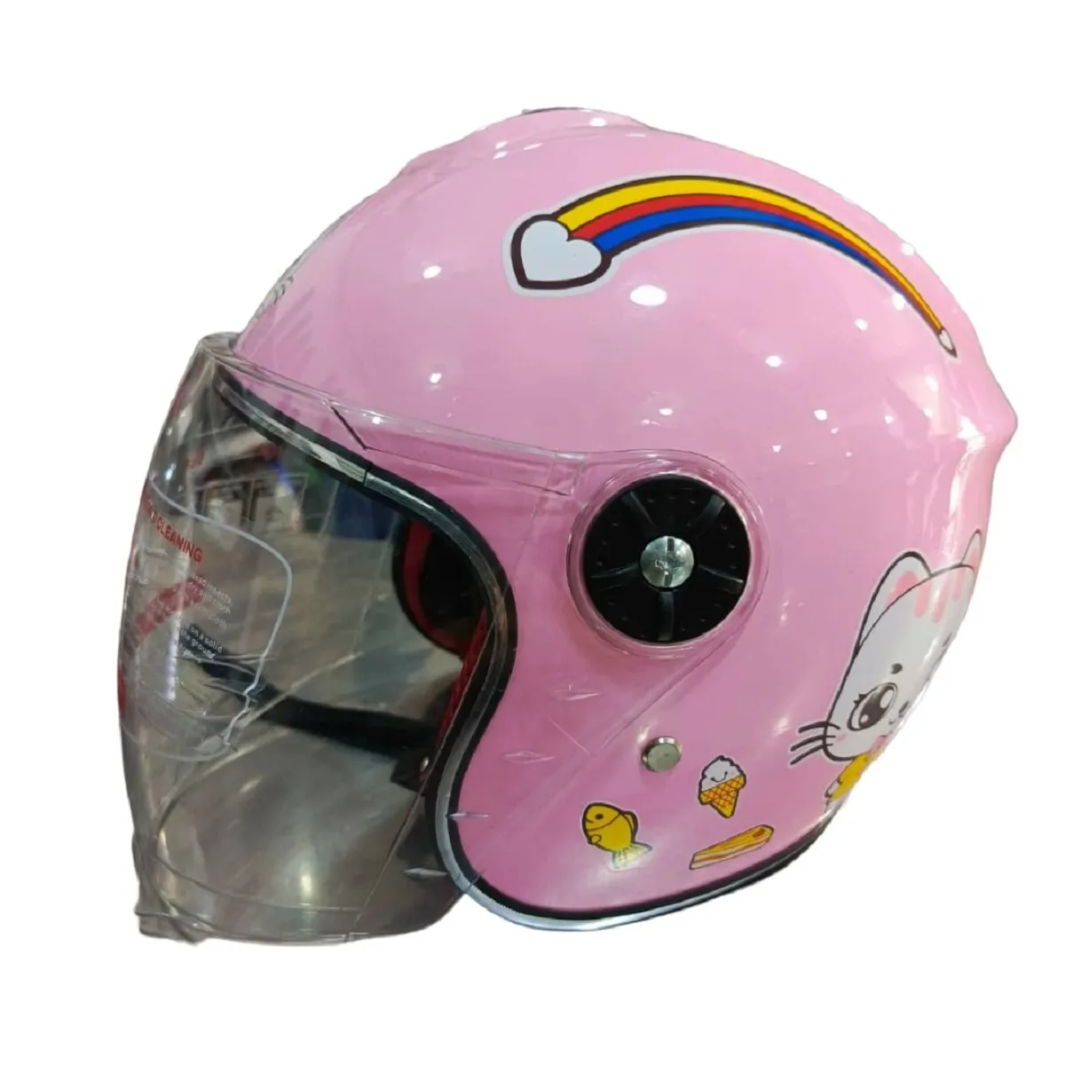 Casco Infantil Con Vicera Rosado ZZ