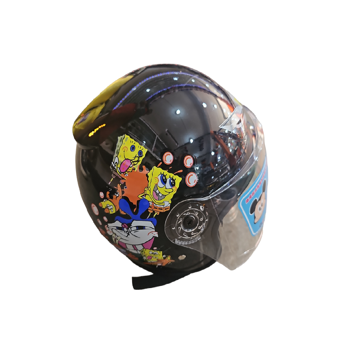 Casco Infantil Negro Bob Esponja ZZ
