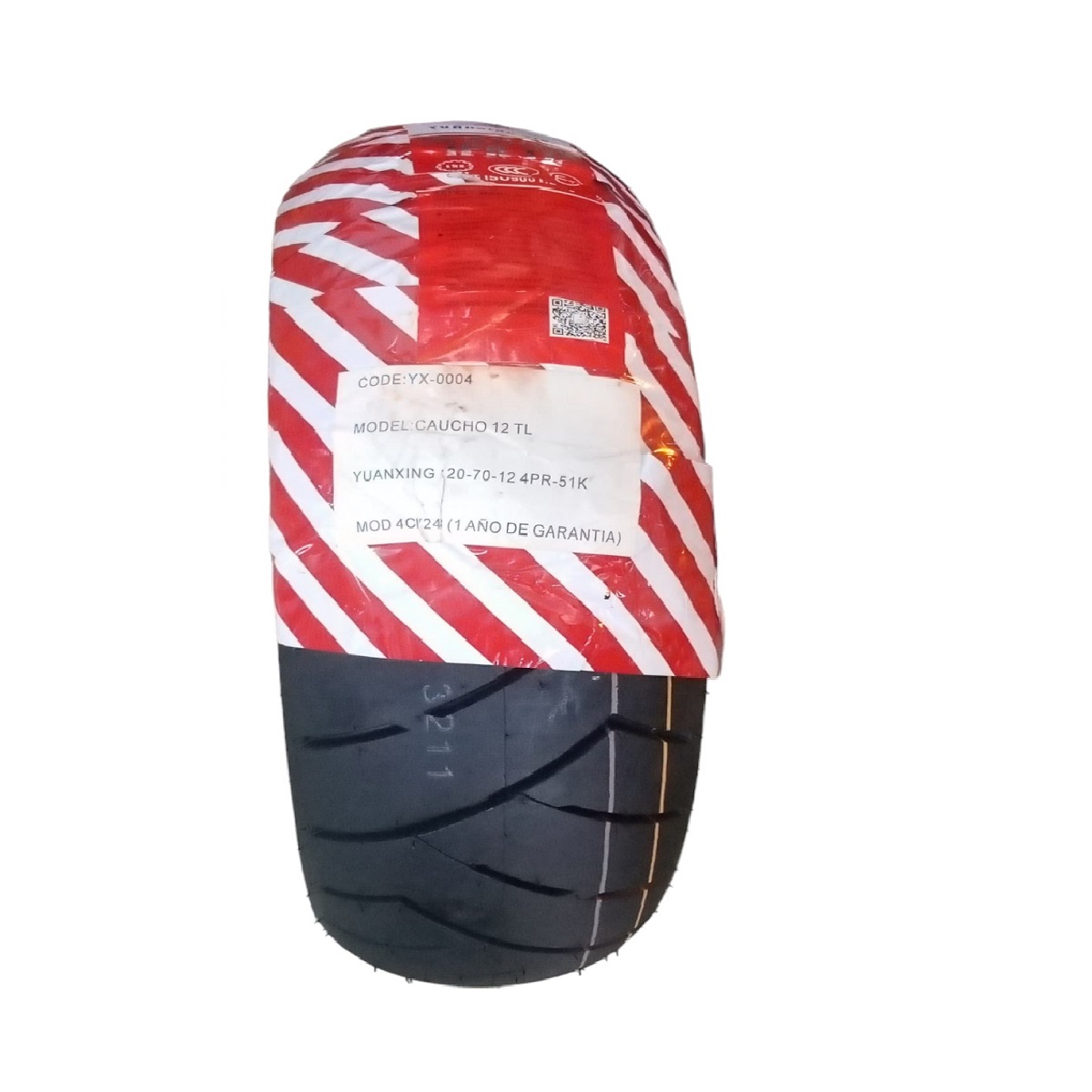 Caucho 120-70-12 TL 4PR MOD. 4CY248 Chyzu