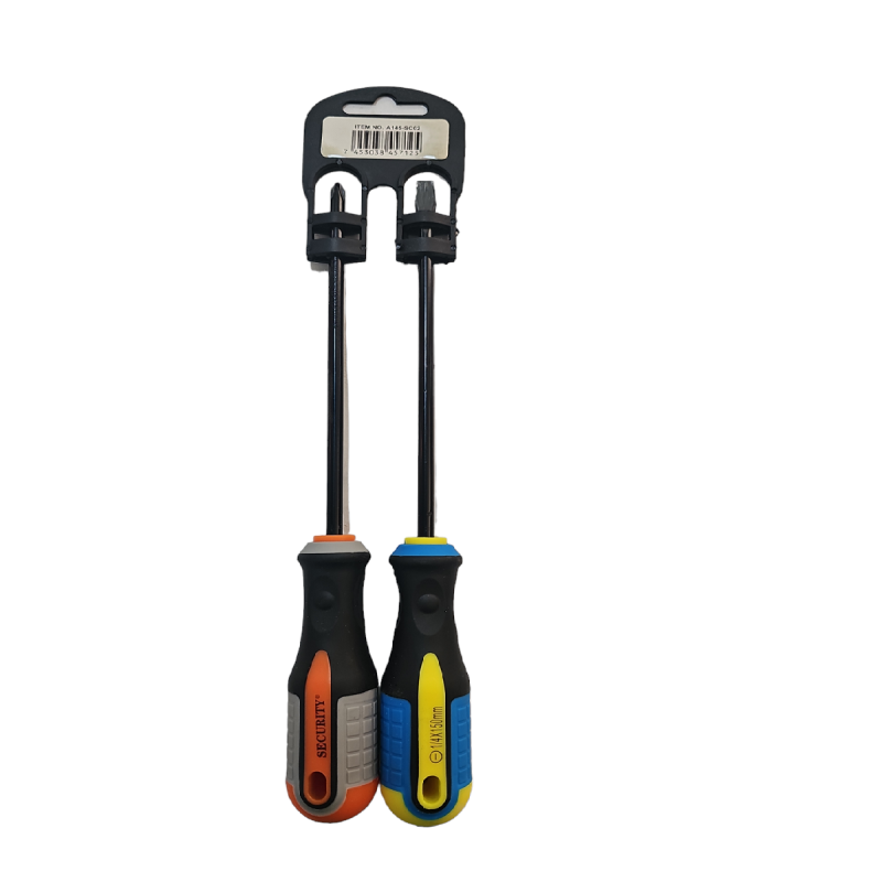 Juego Destornilladores X2 Pala y Estria 25Cm Largos Security ZZ ( Sin Descuento)