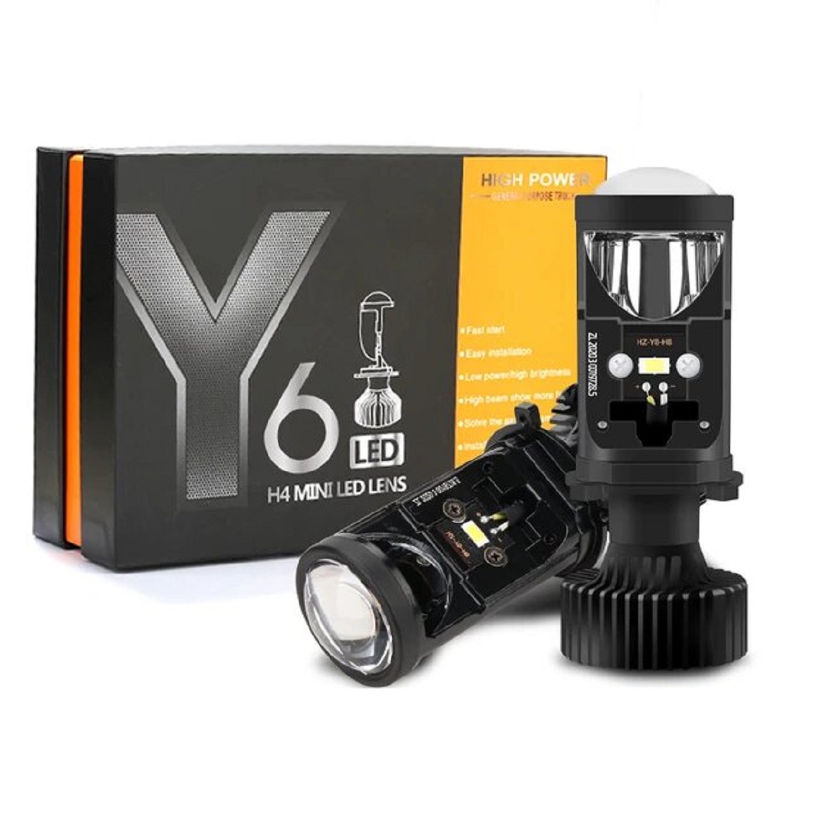 Bombillo Led Faro ZZ-Y6-H4 X2 Ammark