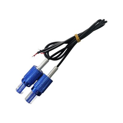 Tornillo Porta Placa C/Luz Azul