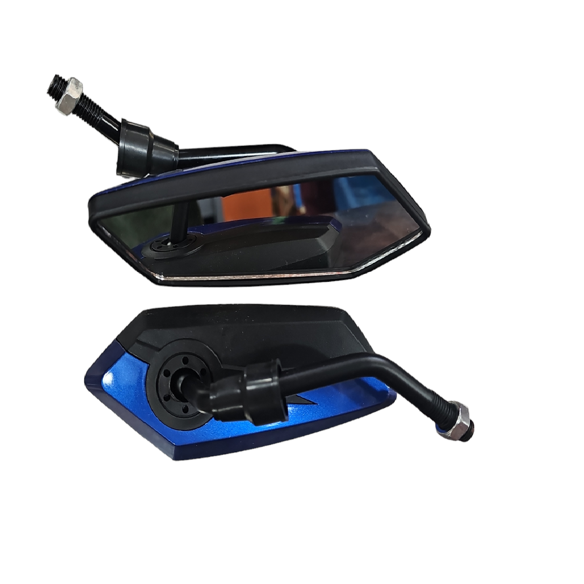 Espejos Retrovisor Universal 2506H Negro-Azul ZZ