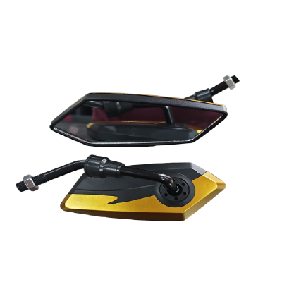 Espejos Retrovisor Universal 2506H Negro-Dorado ZZ