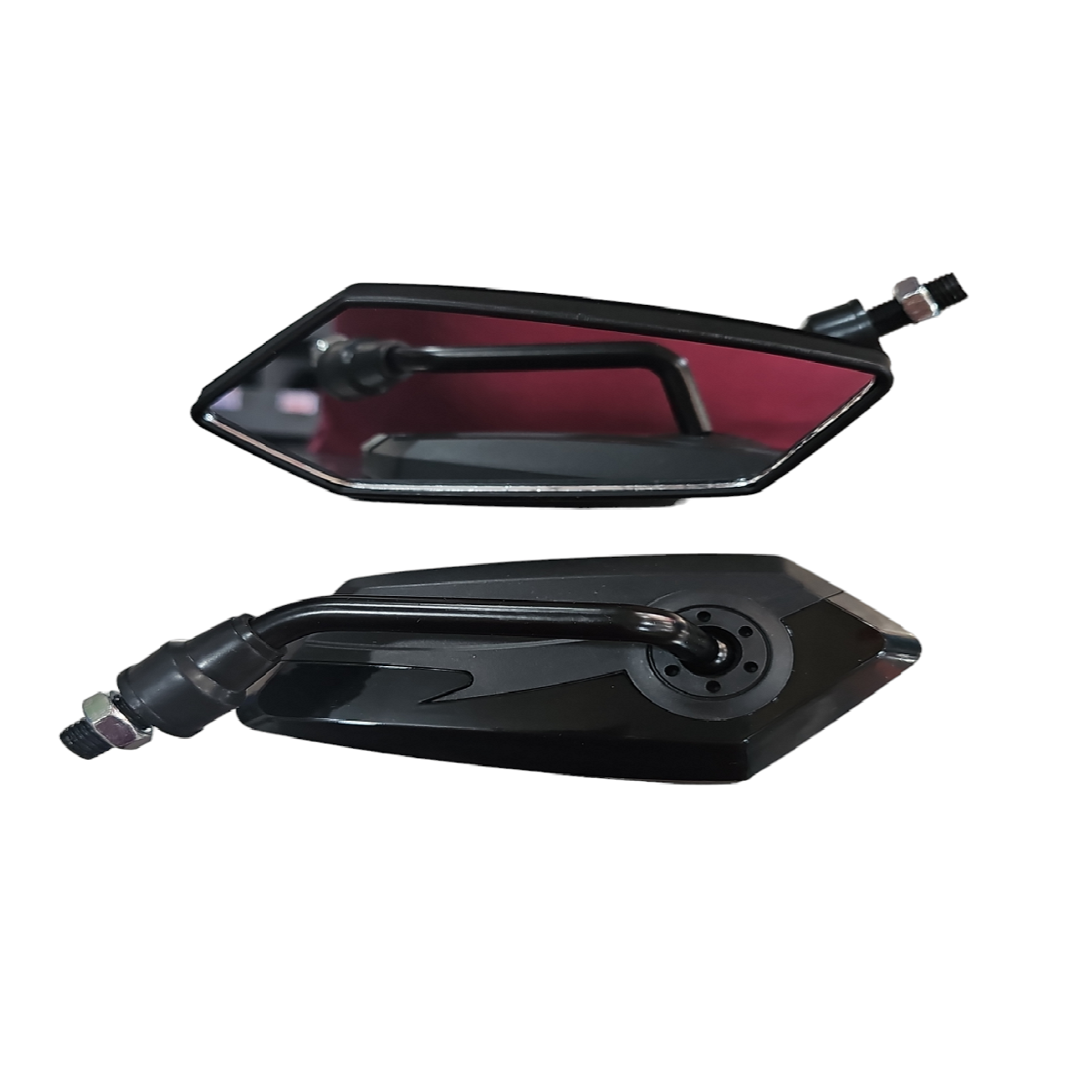 Espejos Retrovisor Universal 2506H Negro-Negro ZZ
