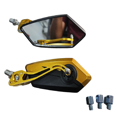 Espejos Retrovisores 2219S Negros-Dorados ZZ