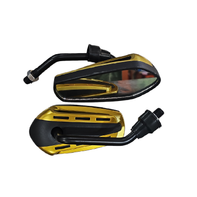 Espejos Retrovisores Universales 2505H Negro-Dorados ZZ