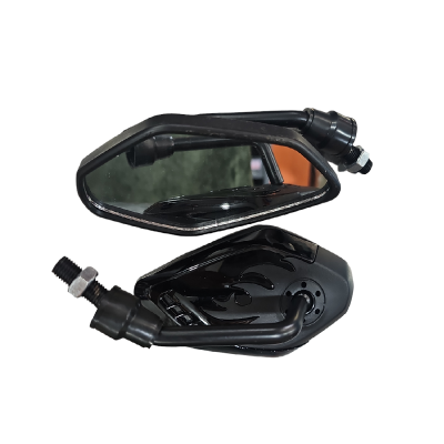 Espejos Retrovisores Universales 2509H Negro-Negro ZZ