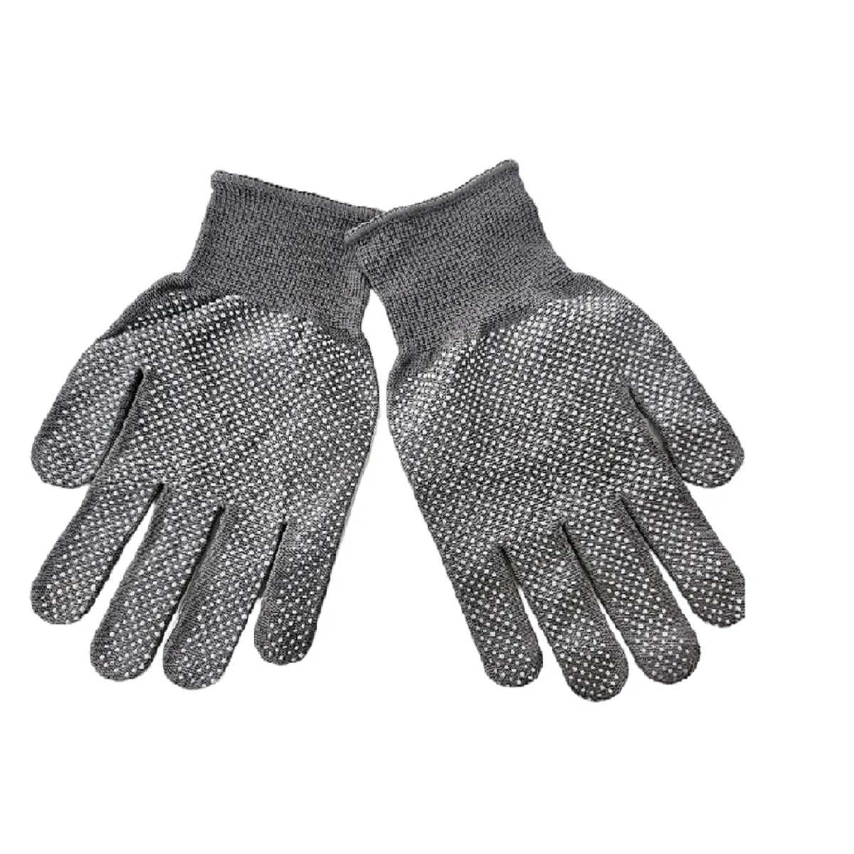 Guantes De Tela Color Gris