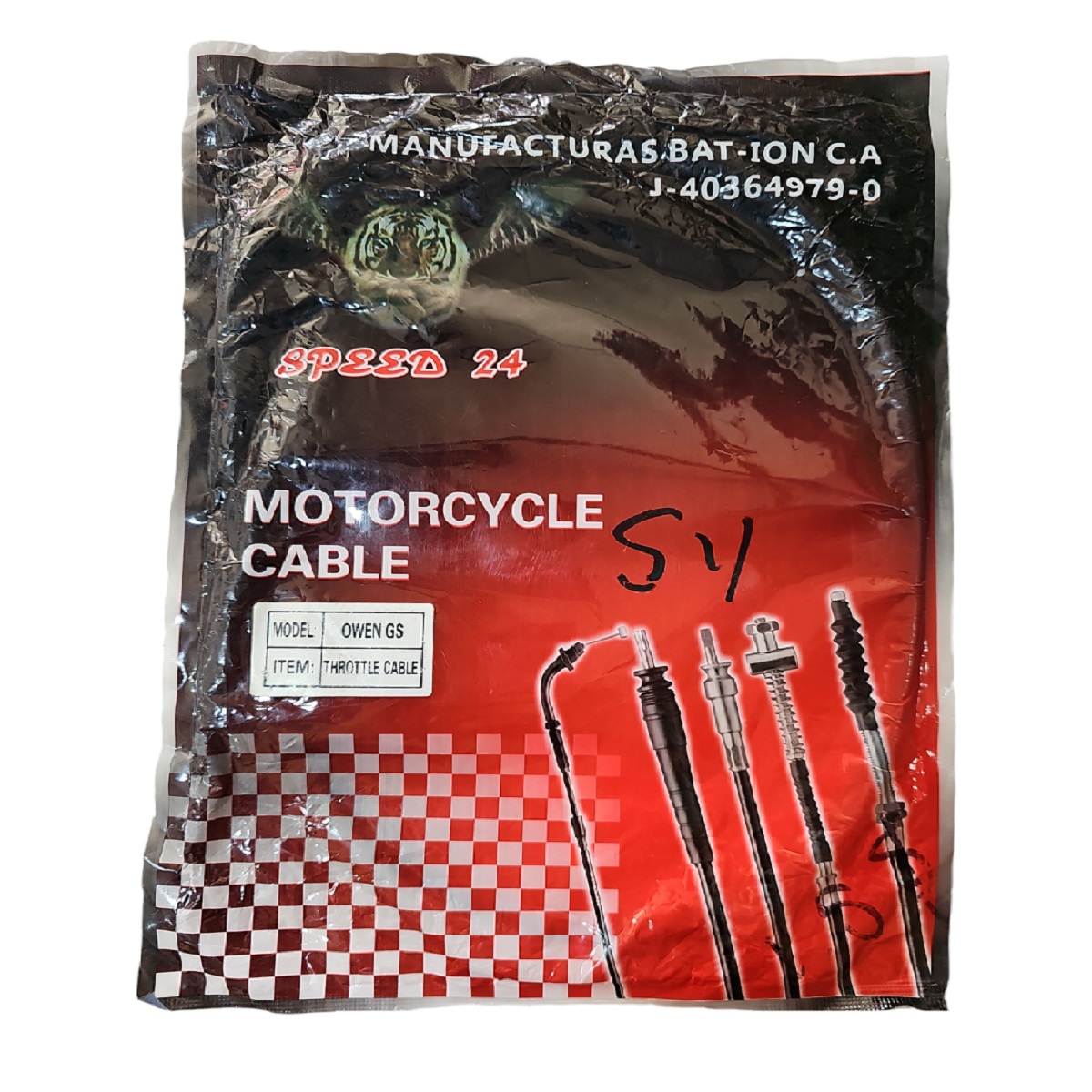 Guaya De Aceleracion ZZ-OWGS Speed 24