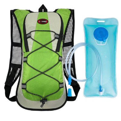 Mochila De Nailon Color Verde