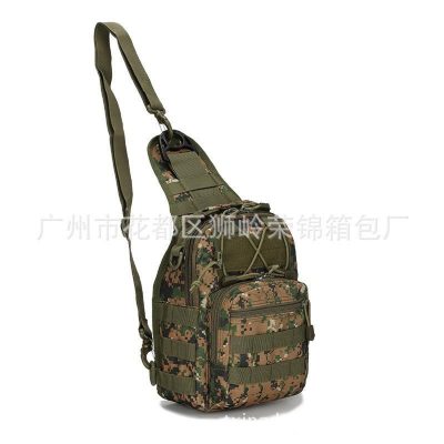 Bolso Cruzado Estampado De Camuflaje Verde ZZ