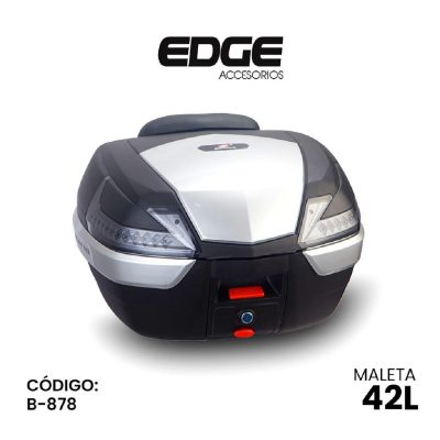 Maletera 42 Litros Negra-Gris EDGE
